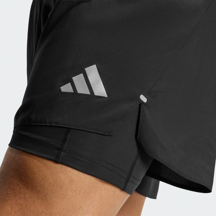 Image number 5 for adidas Sportswear Run ESS 21 Shorts Black