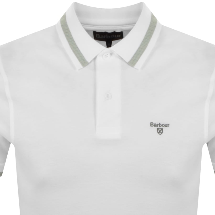 Image number 2 for Barbour Ferrybridge Tailored Polo T Shirt White