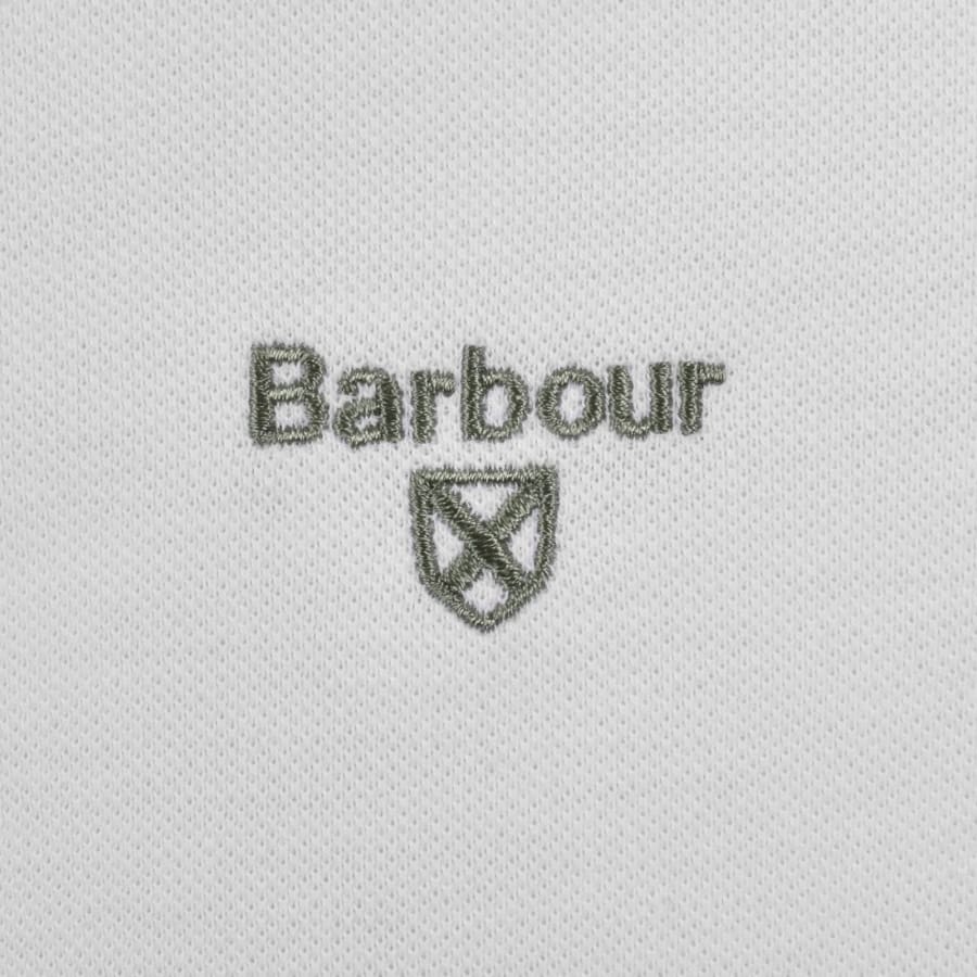 Image number 3 for Barbour Ferrybridge Tailored Polo T Shirt White