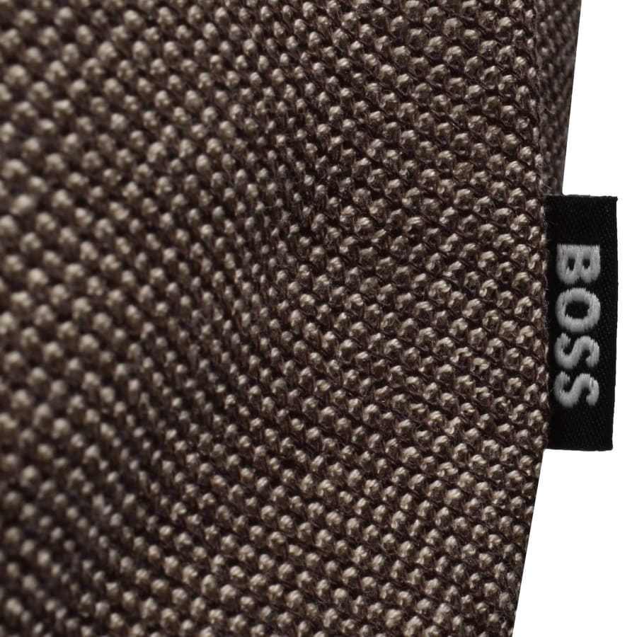Image number 3 for BOSS Nalon Knit T Shirt Brown