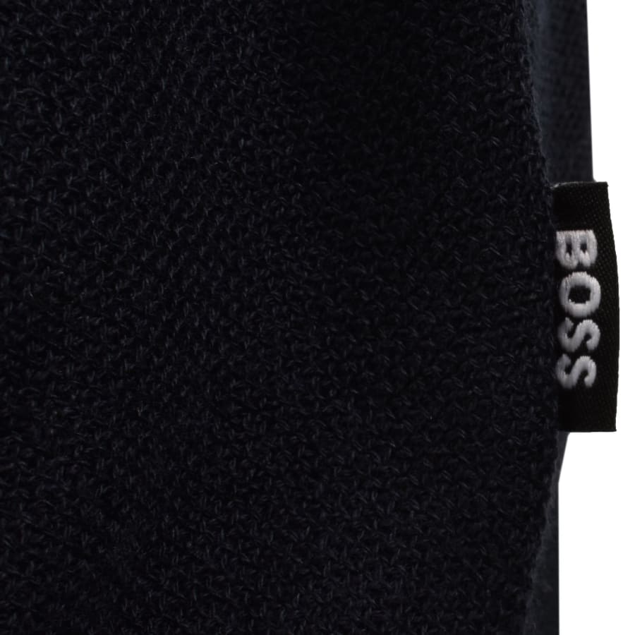 Image number 3 for BOSS Narciso Knit Polo T Shirt Navy