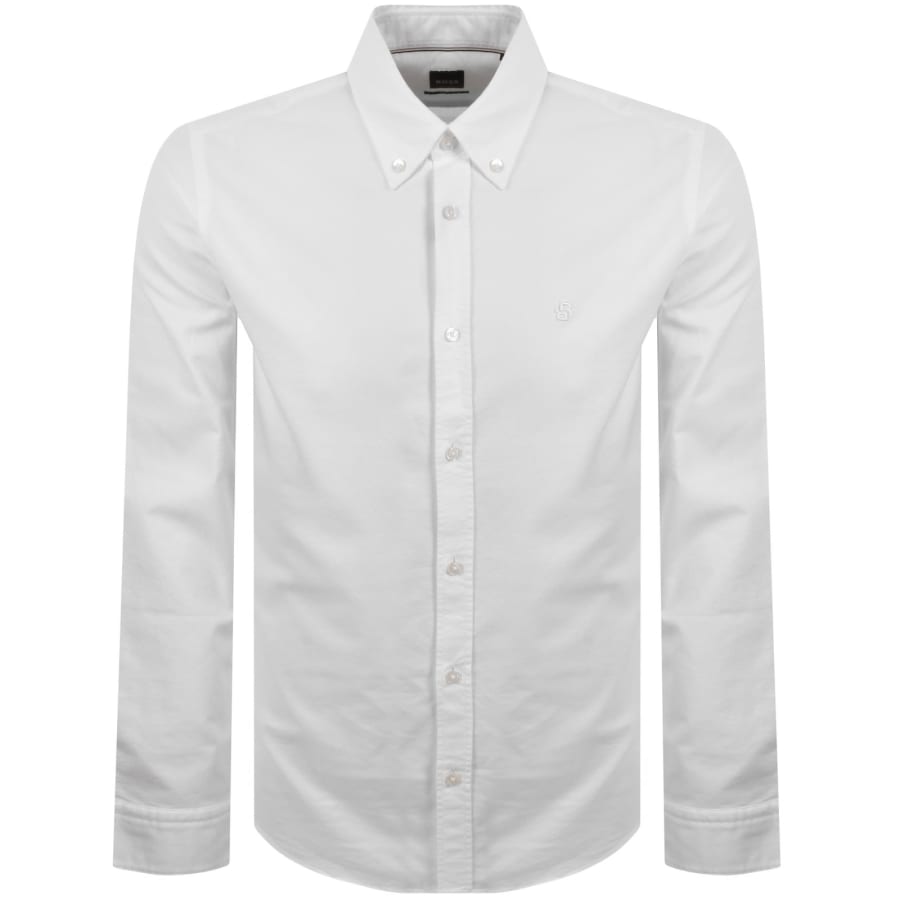 Image number 1 for BOSS H Roan Slim Fit Shirt White