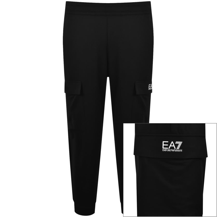 Image number 1 for EA7 Emporio Armani Jogging Bottoms Black