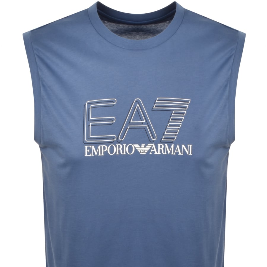 Image number 2 for EA7 Emporio Armani Train Visibility Vest Blue
