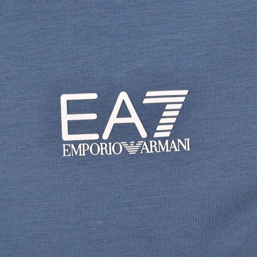 Image number 4 for EA7 Emporio Armani Core ID Polo T Shirt Blue