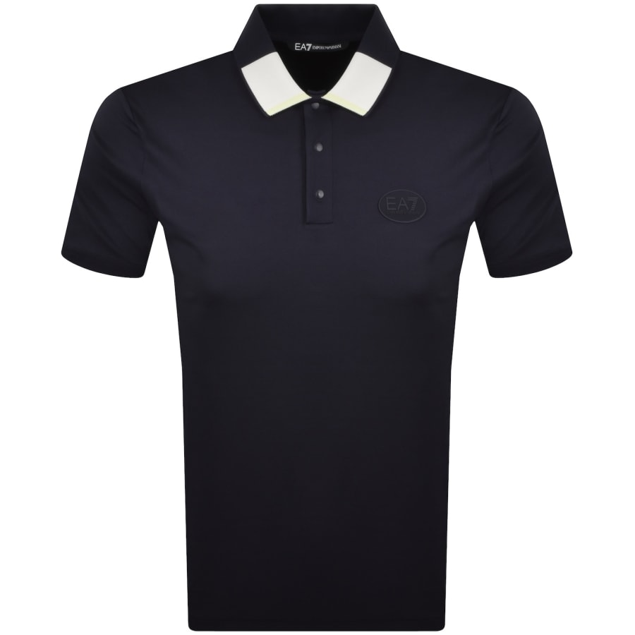 Image number 1 for EA7 Emporio Armani Polo T Shirt Navy