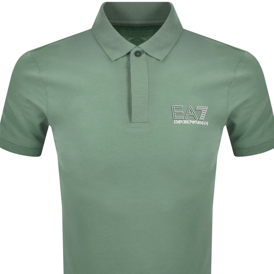 Image number 3 for EA7 Emporio Armani Polo T Shirt Green