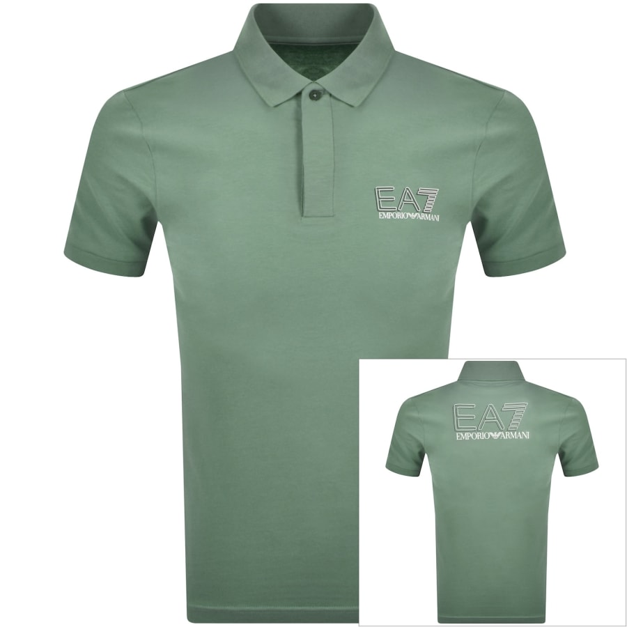 Image number 1 for EA7 Emporio Armani Polo T Shirt Green