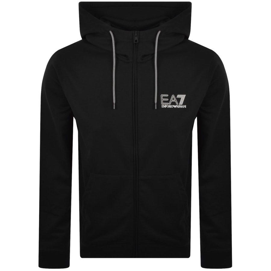 Image number 2 for EA7 Emporio Armani Full Zip Hoodie Black