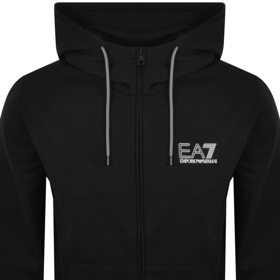 Image number 3 for EA7 Emporio Armani Full Zip Hoodie Black