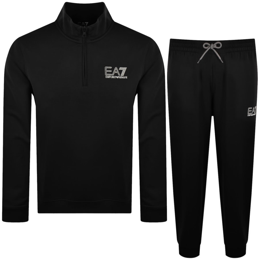 Image number 1 for EA7 Emporio Armani Logo Tracksuit Black