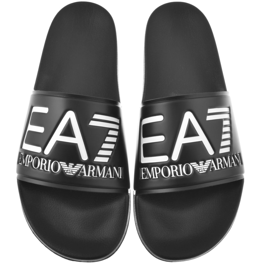 Image number 1 for EA7 Emporio Armani Beach Sliders Black