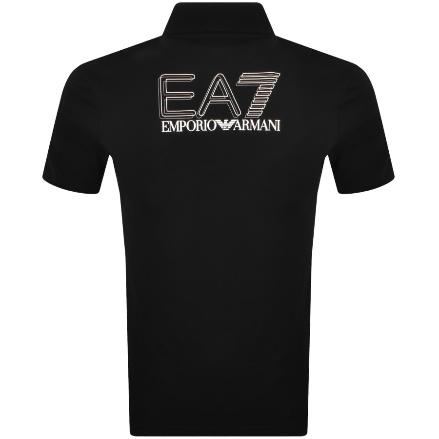Image number 5 for EA7 Emporio Armani Polo T Shirt Black