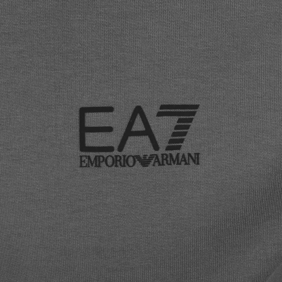 Image number 4 for EA7 Emporio Armani Logo Hoodie Grey