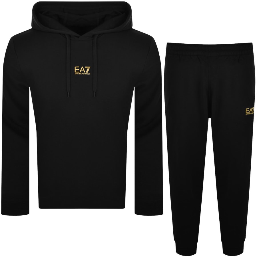 Image number 1 for EA7 Emporio Armani Logo Tracksuit Black
