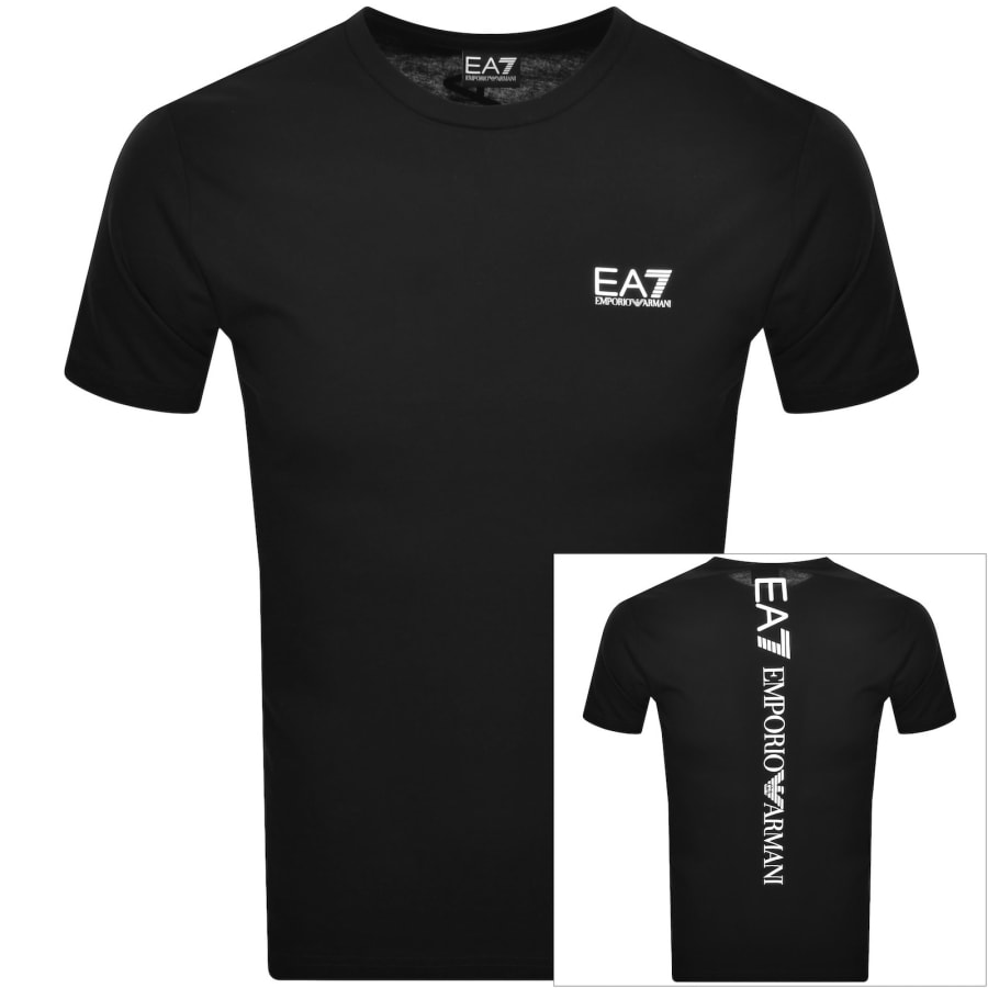 Image number 2 for EA7 Emporio Armani T Shirt Shorts Set Black