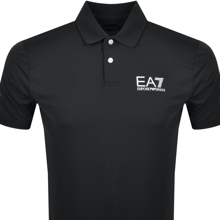 Image number 2 for EA7 Emporio Armani Sport Ventus 7 Polo Black