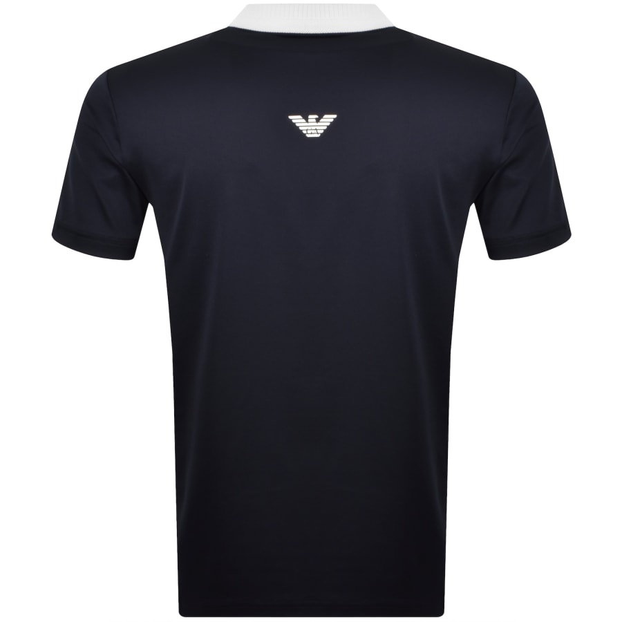 Image number 5 for EA7 Emporio Armani Tennis Pro Zip Polo Navy