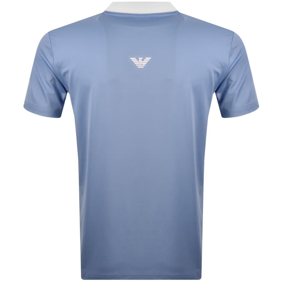 Image number 5 for EA7 Emporio Armani Tennis Pro Zip Polo Blue