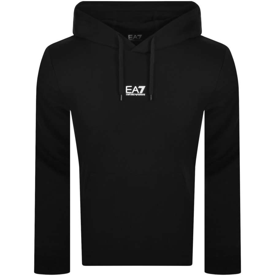 Image number 1 for EA7 Emporio Armani Logo Hoodie Black