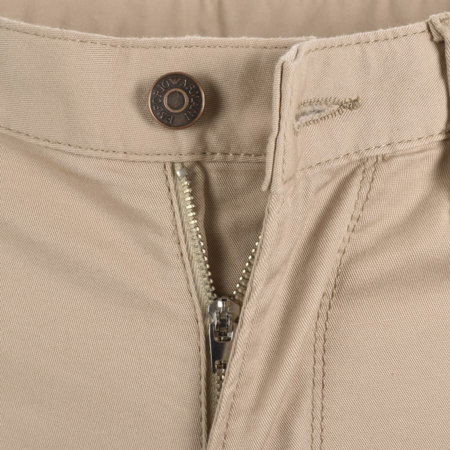 Image number 5 for Emporio Armani J06 Slim Fit Trousers Beige