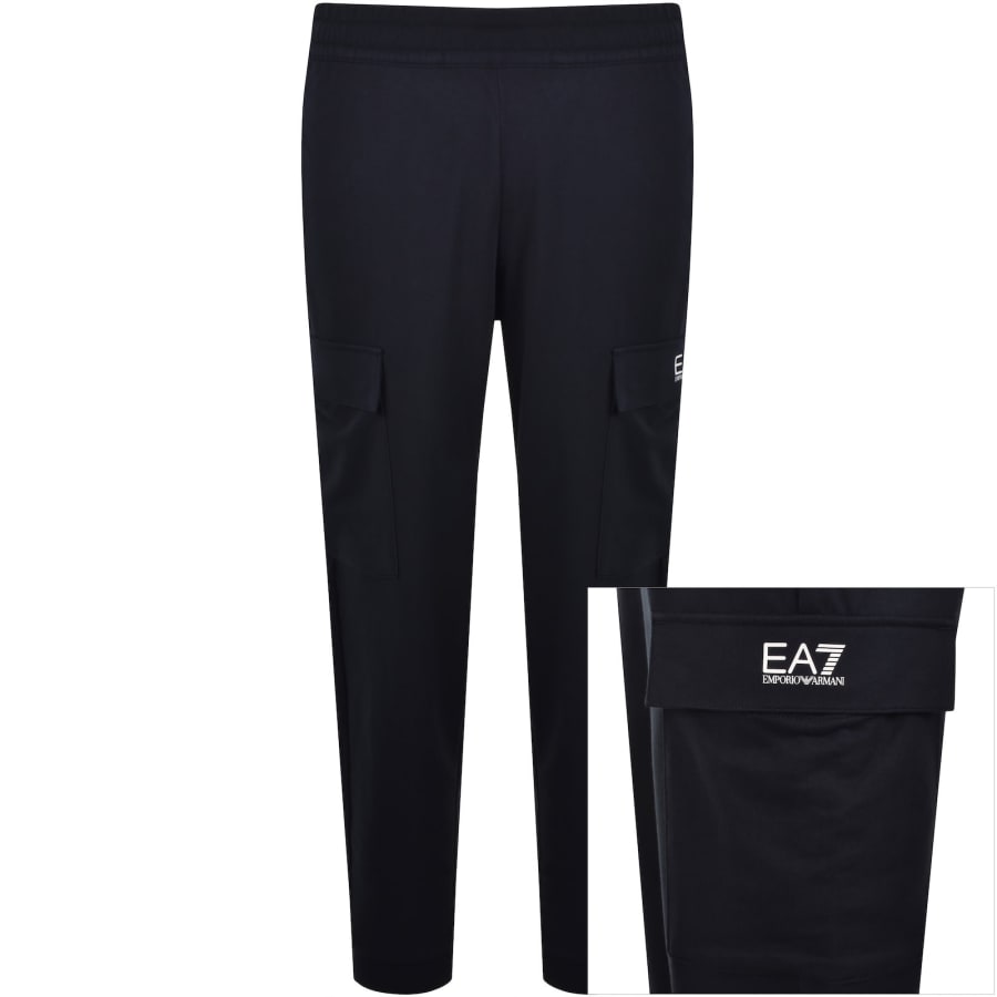 Image number 1 for EA7 Emporio Armani Cargo Joggers Navy