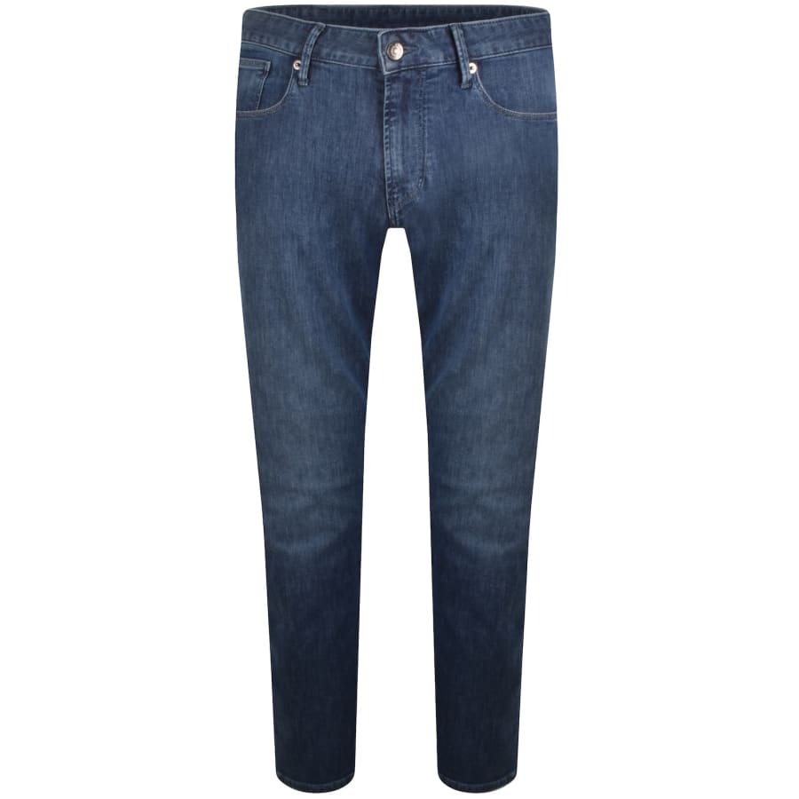 Image number 2 for Emporio Armani J06 Slim Fit Jeans Blue
