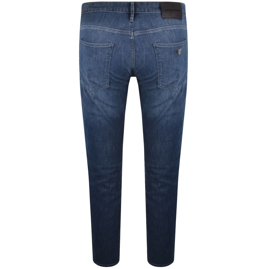 Image number 3 for Emporio Armani J06 Slim Fit Jeans Blue