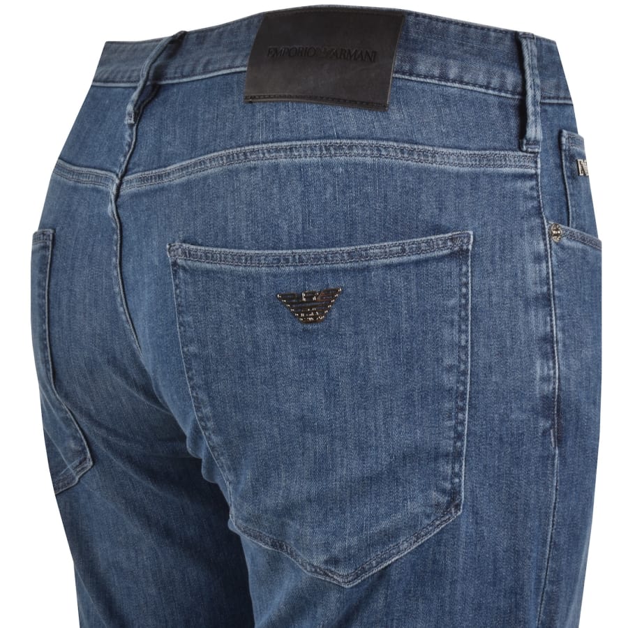 Image number 4 for Emporio Armani J06 Slim Fit Jeans Blue