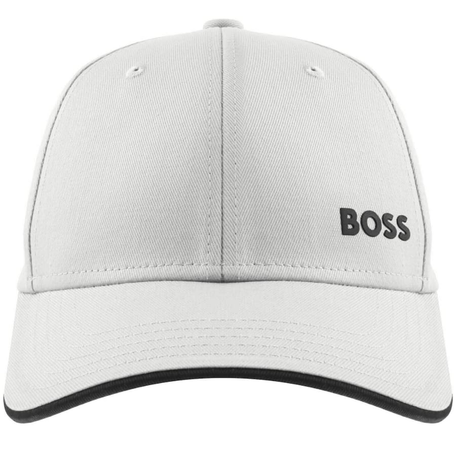 Image number 1 for BOSS Bold Baseball Cap Natural White