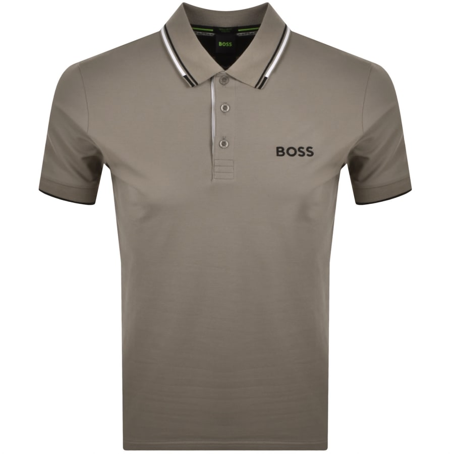 Image number 1 for BOSS Paddy Pro Polo T Shirt Light Brown