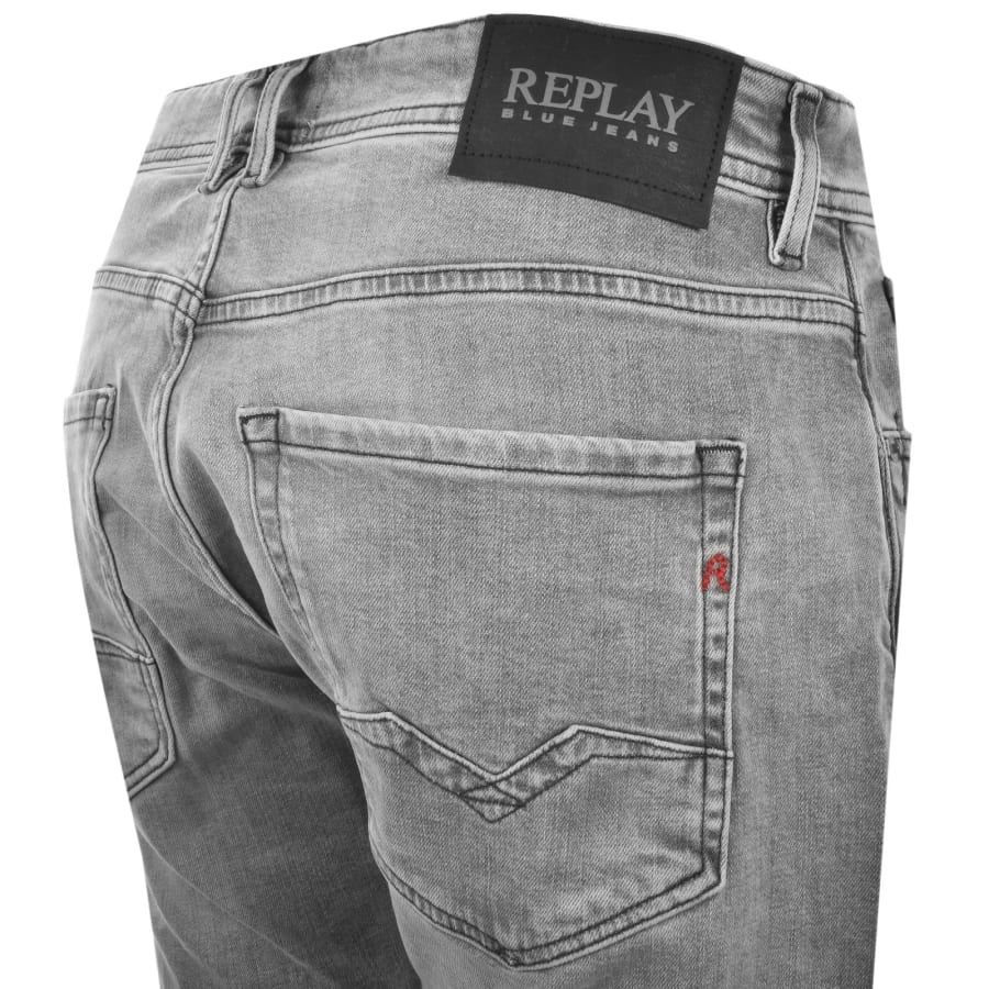 Image number 4 for Replay Rocco Jeans Medium Grey