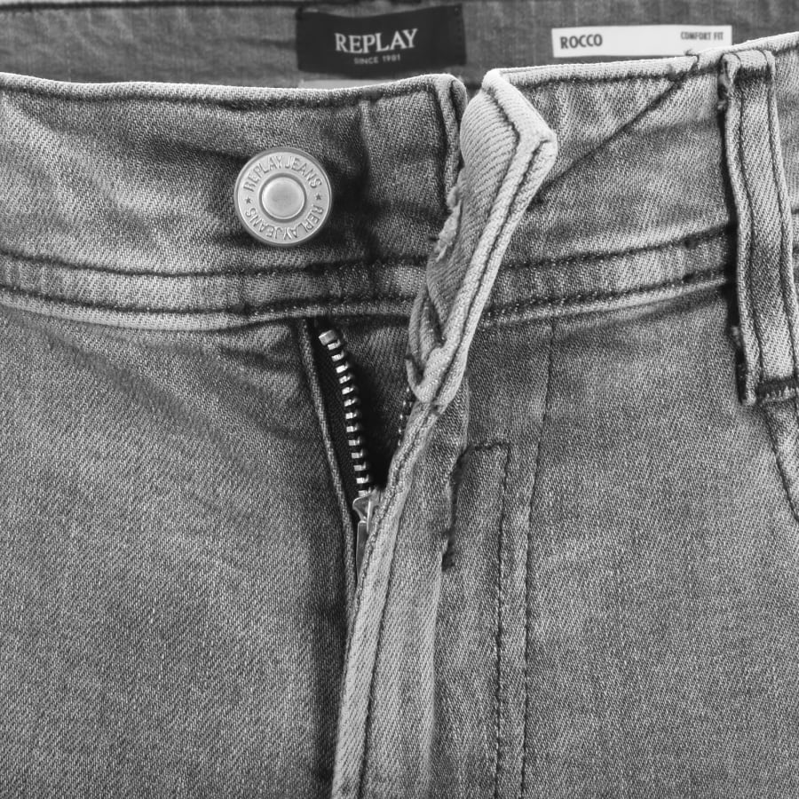 Image number 5 for Replay Rocco Jeans Medium Grey