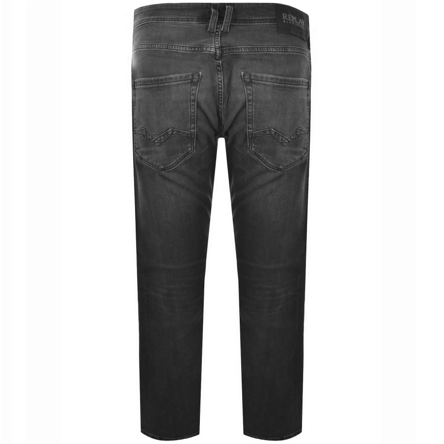 Image number 3 for Replay Rocco Jeans Dark Grey