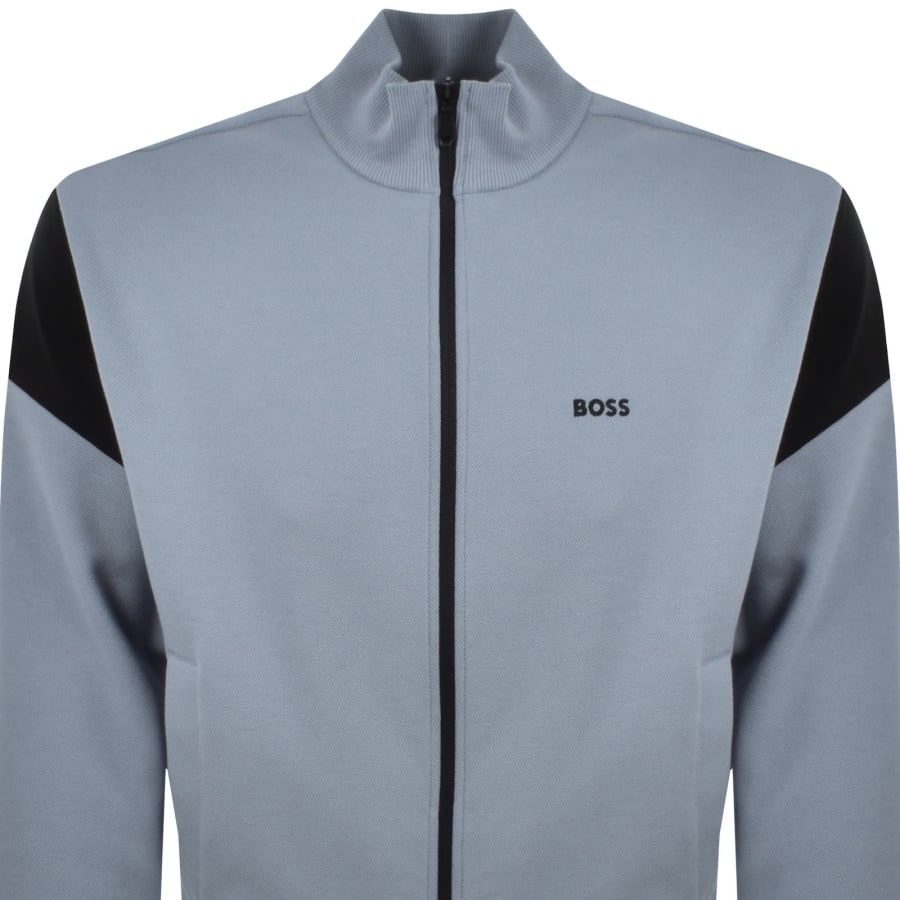 Image number 2 for BOSS Union Skaz Full Zip Sweatshirt Blue