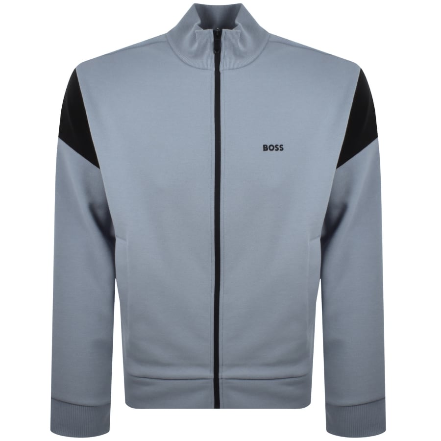 Image number 1 for BOSS Union Skaz Full Zip Sweatshirt Blue