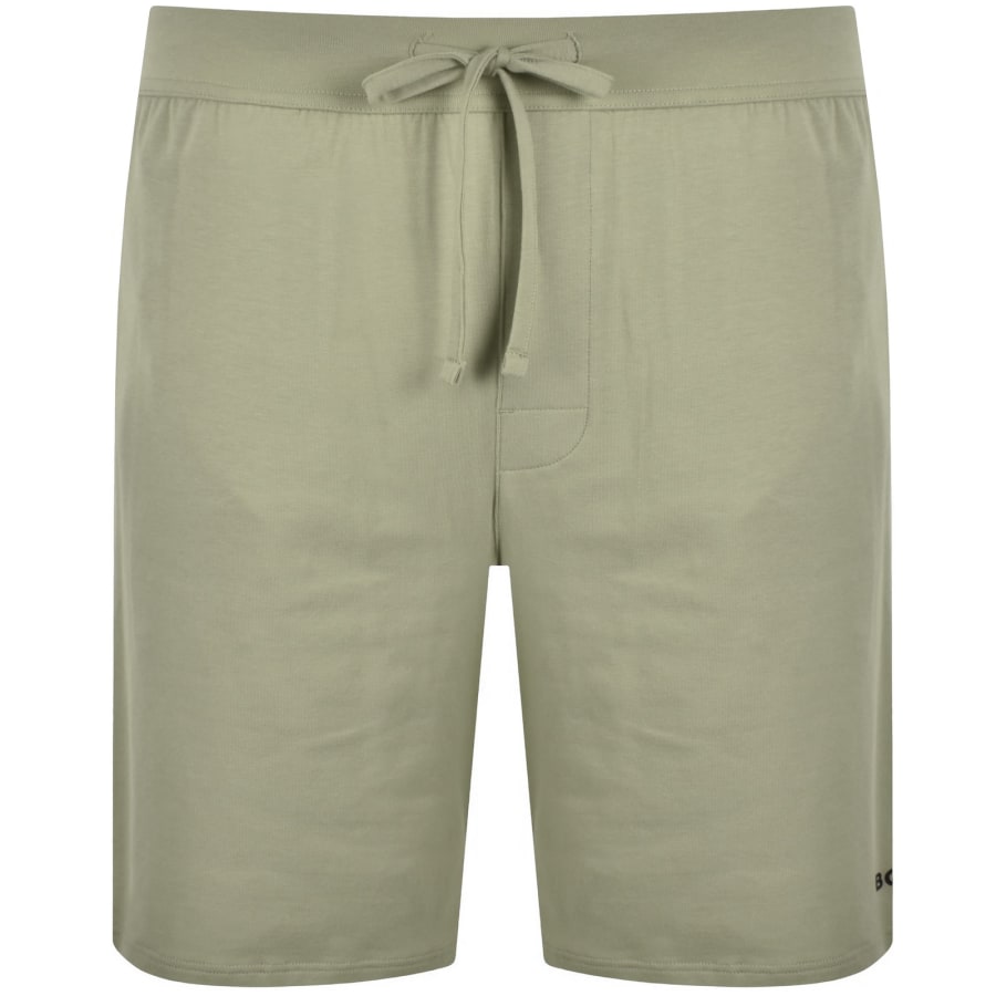 Image number 2 for BOSS Unique Jersey Shorts Green