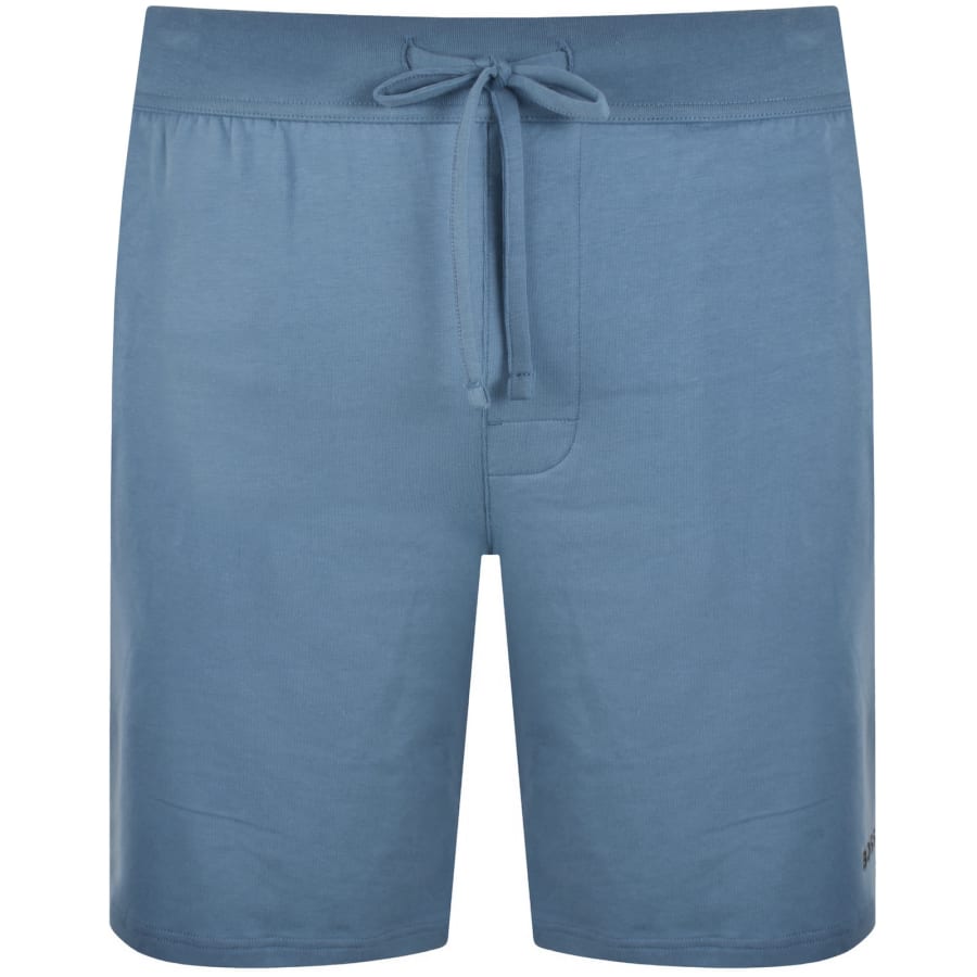 Image number 2 for BOSS Unique Jersey Shorts Blue