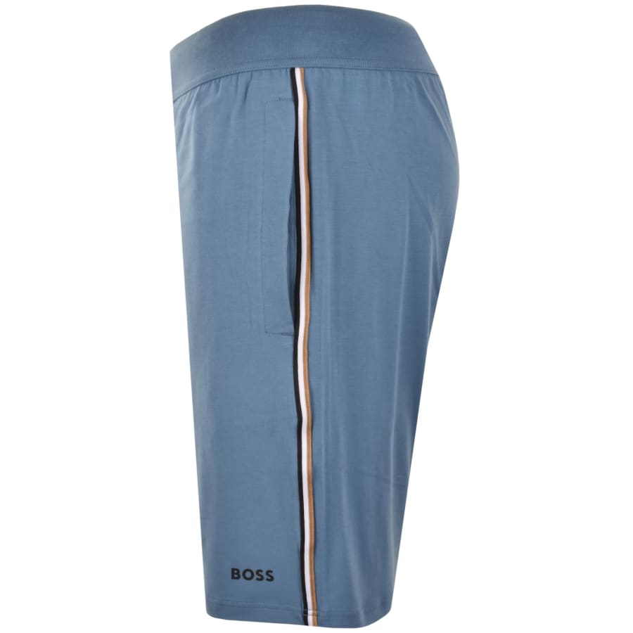 Image number 3 for BOSS Unique Jersey Shorts Blue