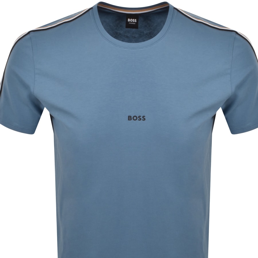 Image number 2 for BOSS Unique T Shirt Blue