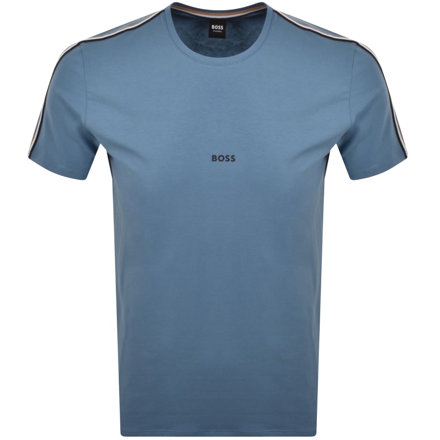 Image number 1 for BOSS Unique T Shirt Blue