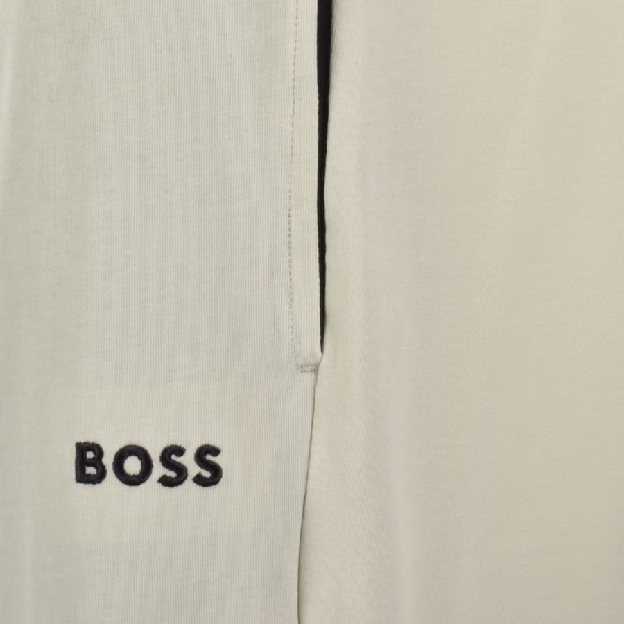 Image number 3 for BOSS Mix And Match Jersey Shorts Beige