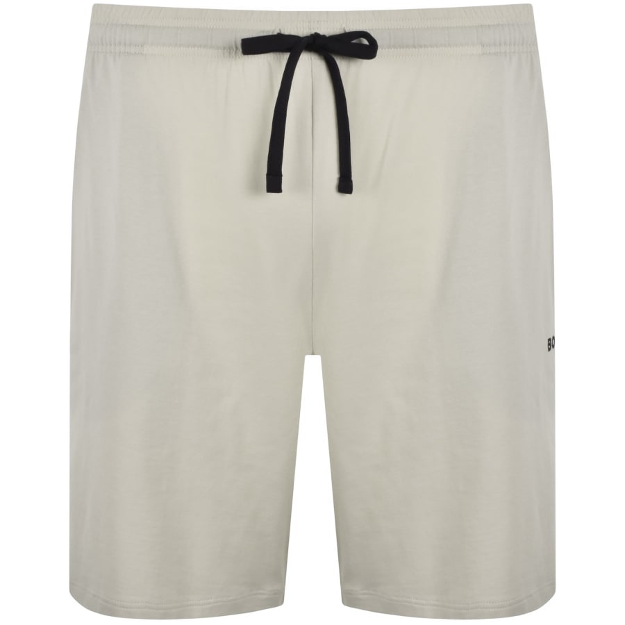 Image number 1 for BOSS Mix And Match Jersey Shorts Beige