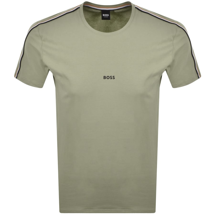 Image number 1 for BOSS Unique T Shirt Green