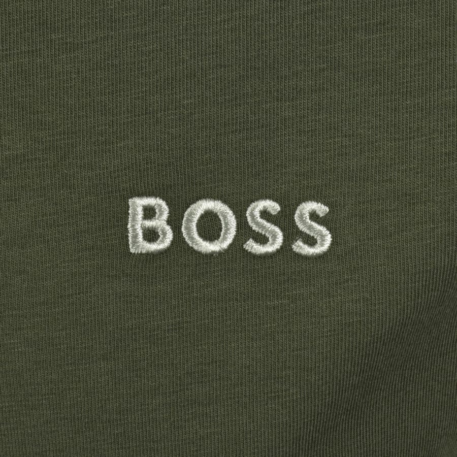 Image number 3 for BOSS Unique T Shirt Open Green