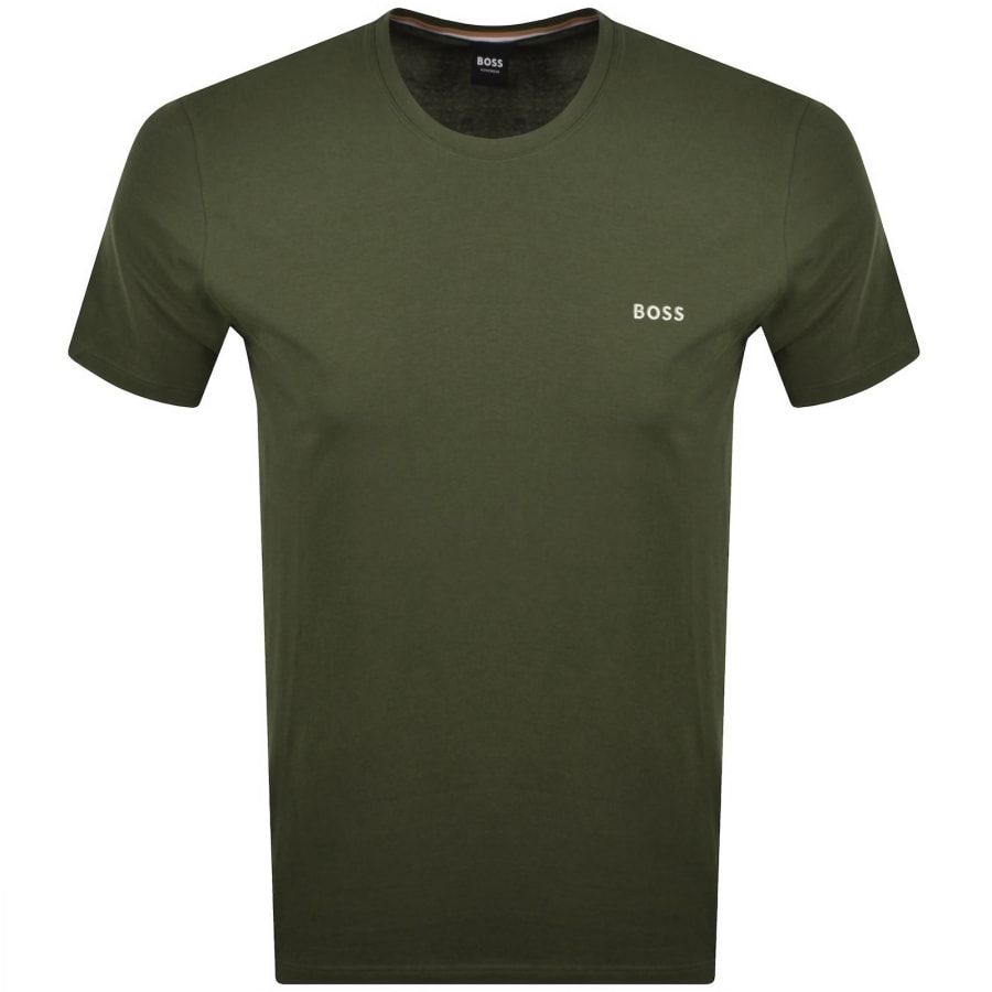 Image number 1 for BOSS Unique T Shirt Open Green