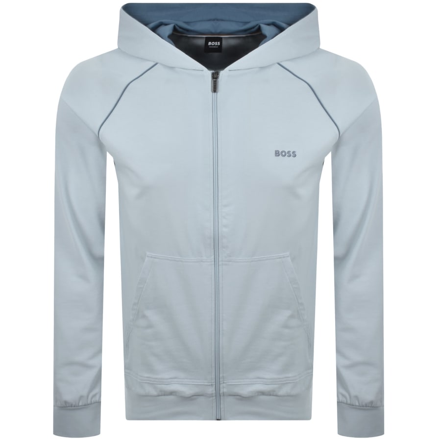 Image number 1 for BOSS Mix And Match Full Zip Hoodie Blue