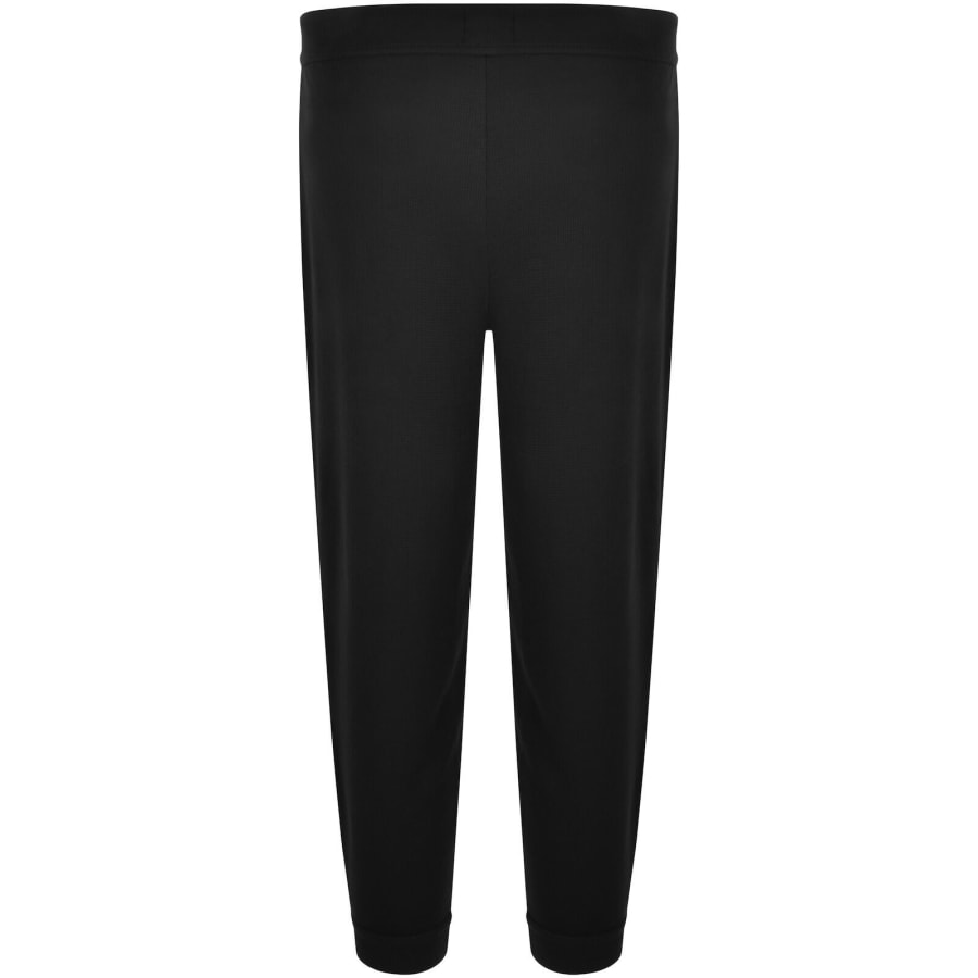 Image number 2 for BOSS Waffle Cuff Joggers Black