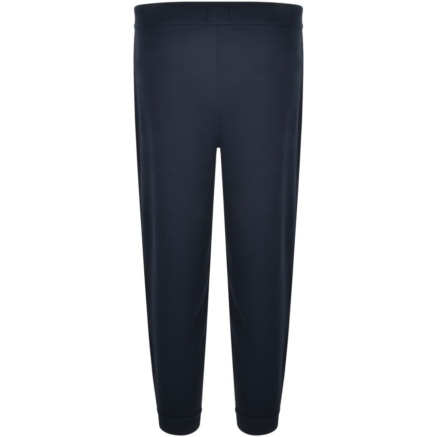 Image number 2 for BOSS Waffle Cuff Joggers Navy