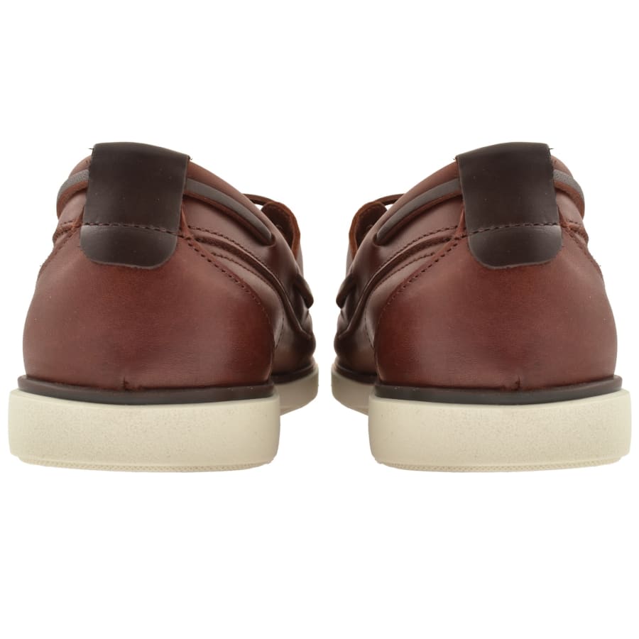 Image number 2 for Barbour Rothley Boat Shoes Brown
